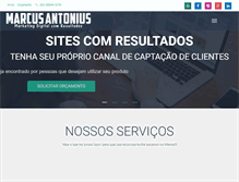 Tablet Screenshot of marcusantonius.com.br